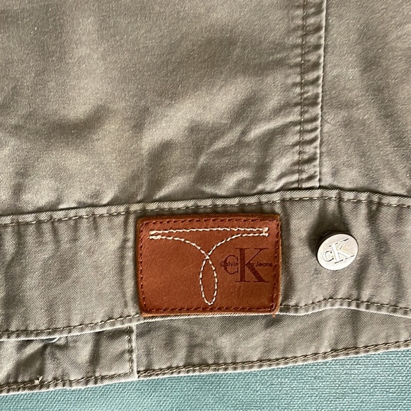 Vintage 90s Calvin Klein Jeans Cotton Shacket Shirt Jacket - Picture 12 of 17